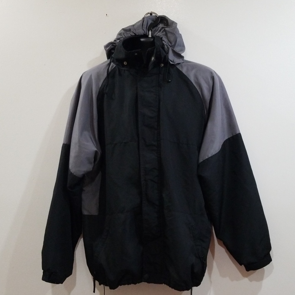 S&B quality apparel outfitters men's hooded jacket